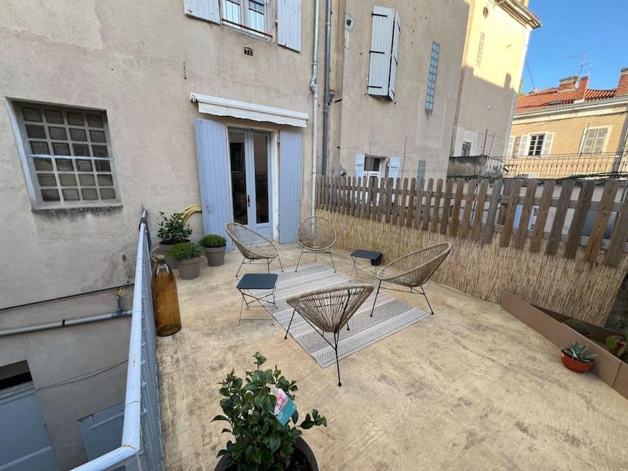 Coeur De Ville, Garage Prive Et Gratuit Avec Terrasse ! Cahors Eksteriør bilde