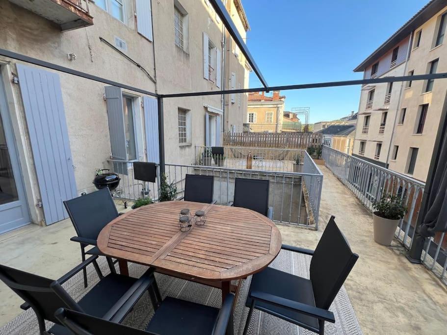 Coeur De Ville, Garage Prive Et Gratuit Avec Terrasse ! Cahors Eksteriør bilde